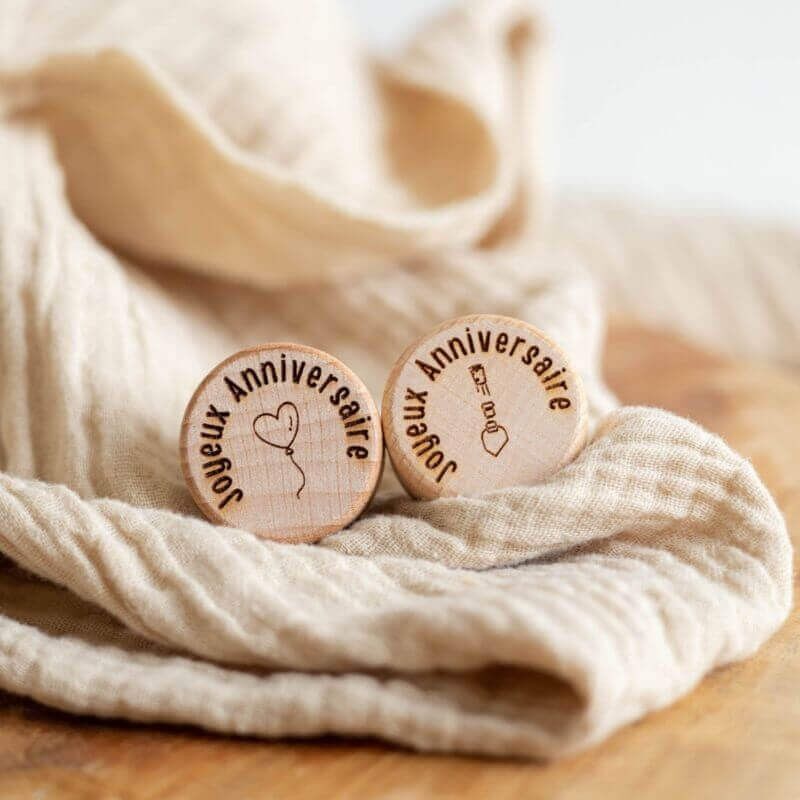 Tappo per bottiglia di vino "Happy Birthday" - My Bambou