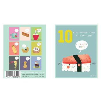 TBX04 Boîte à cartes mixtes Mini Foodie 2