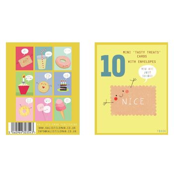 TBX06 Boîte à cartes mixtes de mini friandises savoureuses 2