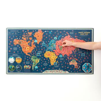 Créez une incroyable carte géante du règne animal 3