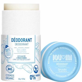 Déodorant stick efficace 48h certifié bio peaux sensibles  sans parfum 2