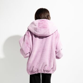 Bomber oversize en fausse fourrure 2