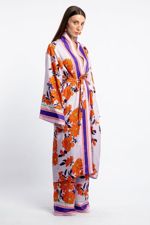 Kimono Lungo peony