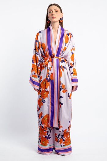 Kimono long pivoine 2
