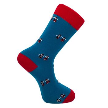 Chaussettes Galegos bleues 4