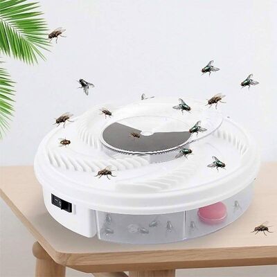 Automatic Fly Trap - Electric, Rotating and Non-Toxic Fly Trap