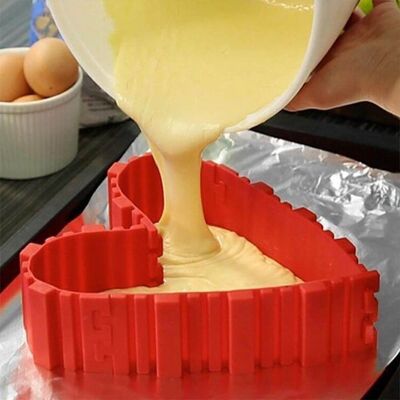 Bake Snake - Molde de silicona modular mágico para pastel (4 piezas)