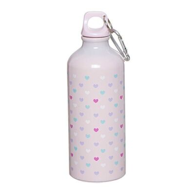 BOTELLA ALLUMINIO 600ML CORAZONES HH2879110