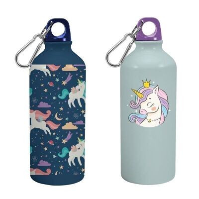 BOTELLA ALLUMINIO 600ML UNICORNIOS 2M HH2879142