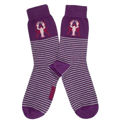 Purple Lobster Socks