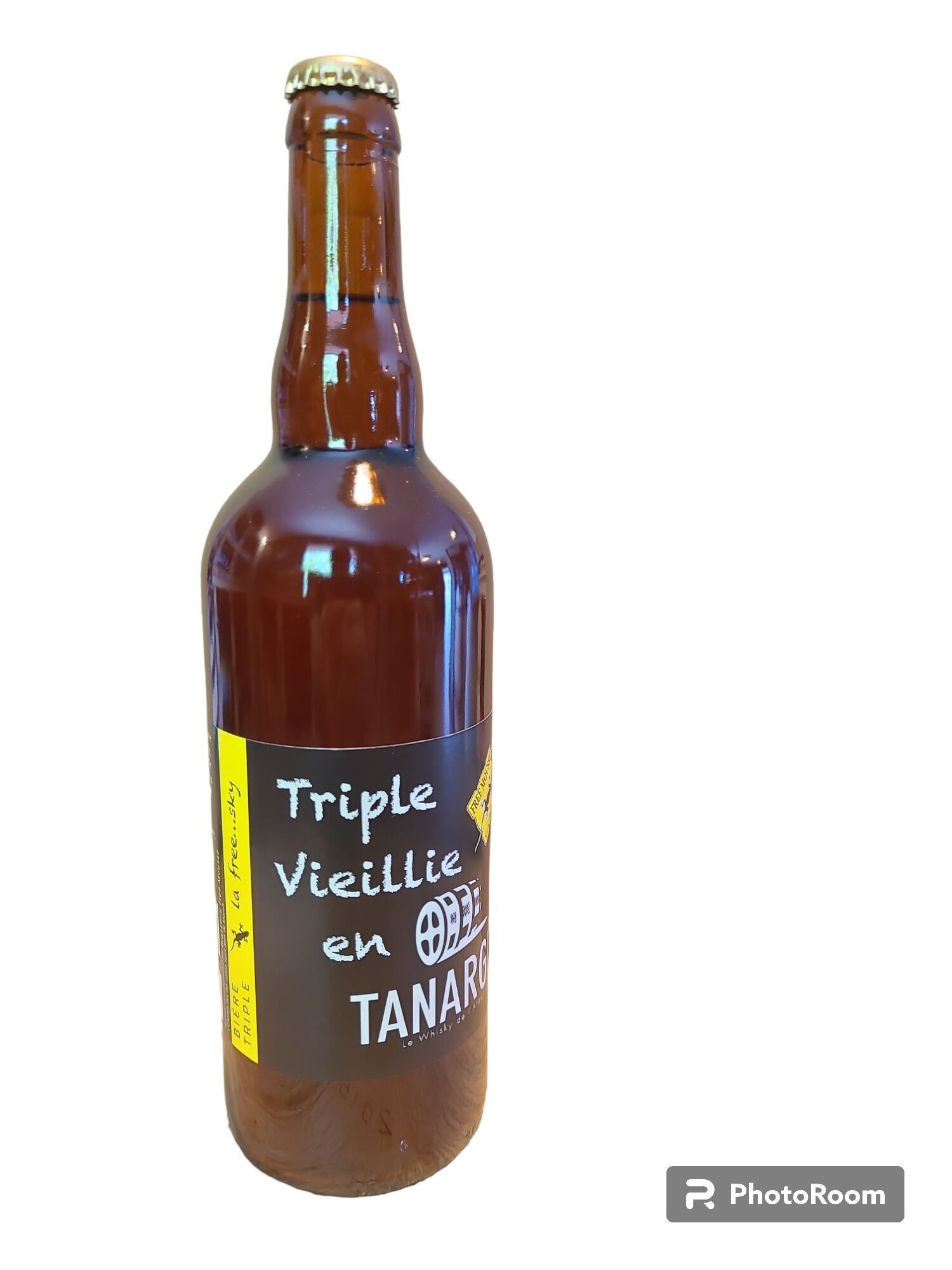 Cerveza de triple barrica en barril de whisky Ardéchois 75cl 8%