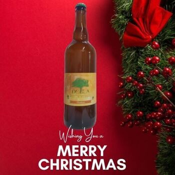 Bière de Noël Artisanale Bio Nadau 5% 33cl 4