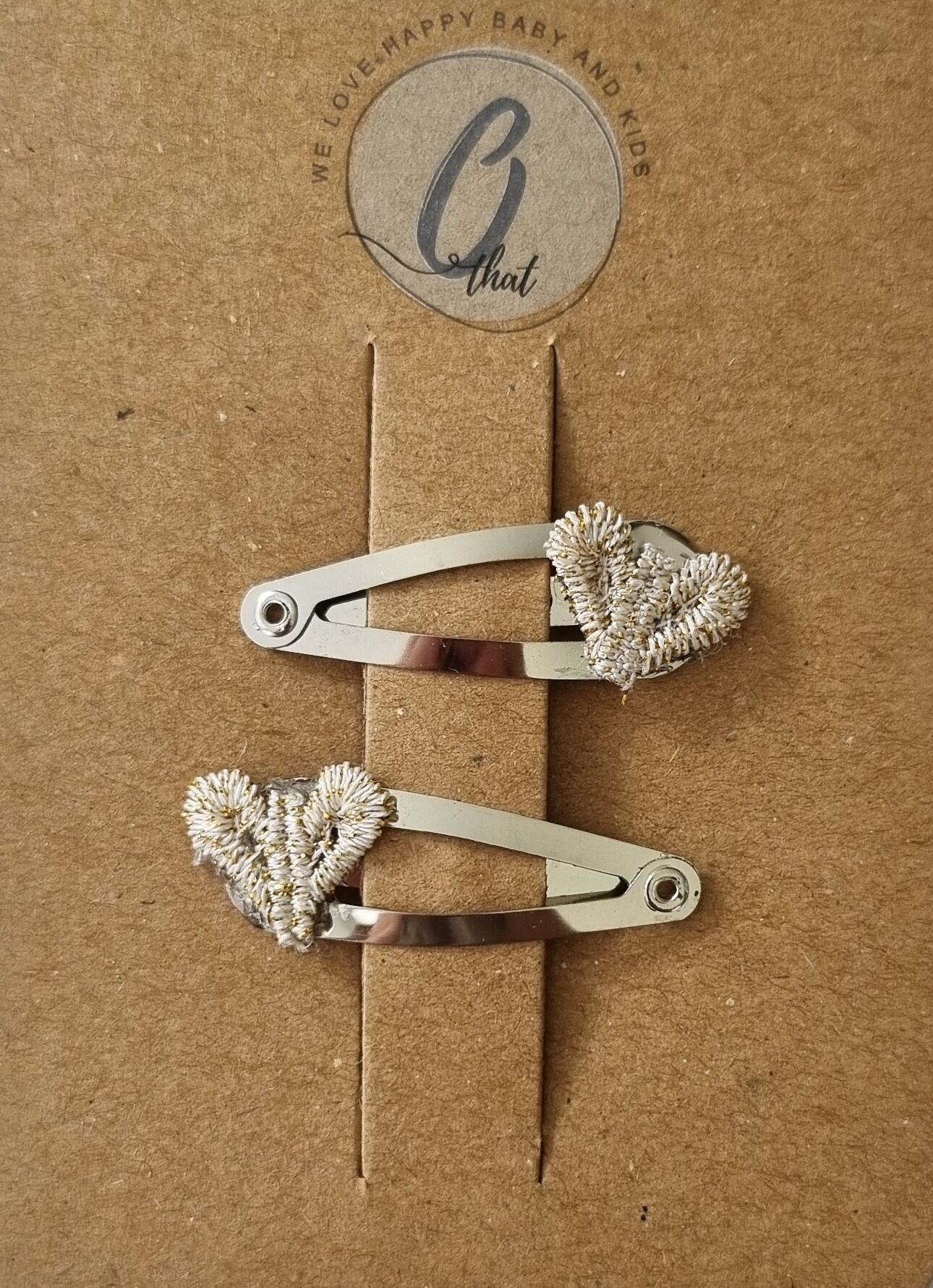 Fermaglio per capelli in pizzo mini cuore