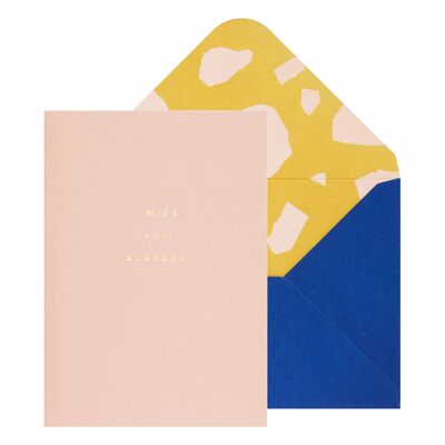 A6 CARTE DE VOEUX MISS YOU DREAM PLAN