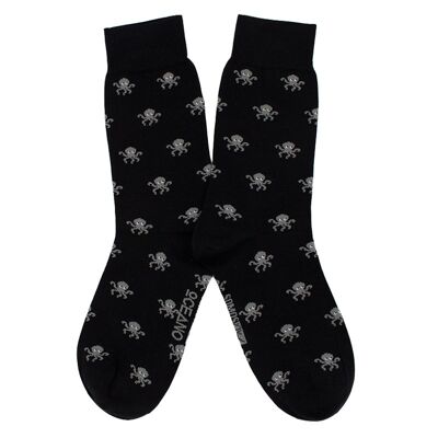 Schwarze Octopus-Socken