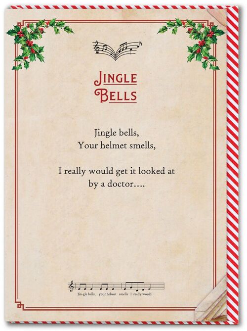 Rude Christmas Card - Jingle Bells