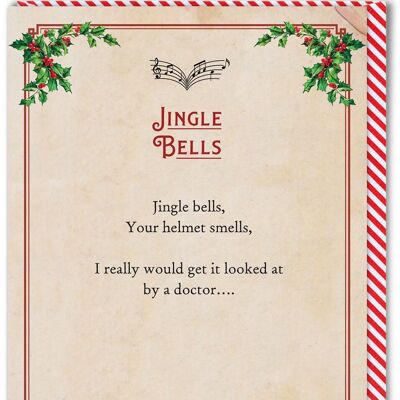 Tarjeta de Navidad grosera - Jingle Bells