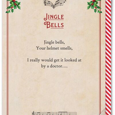 Cartolina di Natale scortese - Jingle Bells
