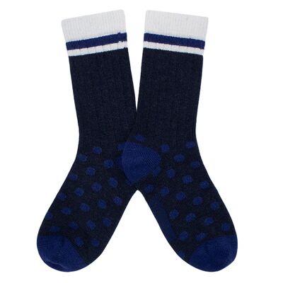 Treboada Wollsocken blau