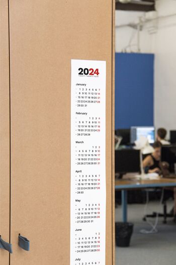 Calendrier vertical 2024 2