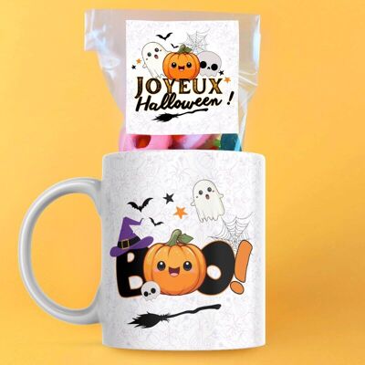 Gourmet Halloween candy mug - Happy Halloween