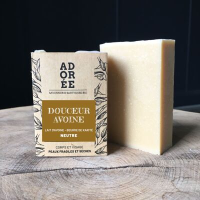 Cold process soap - DOUCEUR OATS - mention Nature&Progrès