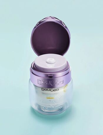 Boitier rechargeable pour crèmes de soins de peau - Pour rêver (design couronne, rose) 2