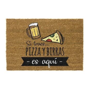 FELPUDO 40X70 ANTIDES. PIZZA ET BIRRAS HH285773 1