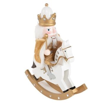 NAVIDAD - FIGURA SOLDADITO CABALLO ORO HH21821081