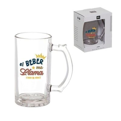 JARRA CERVEZA 500ML EL BEBER ME LLAMA HH304353