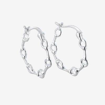 Snaffle Hoop Earrings