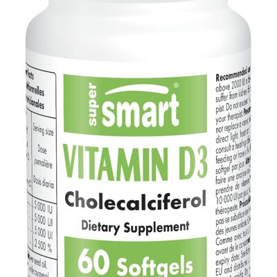 Complemento alimenticio Vitamina D3 5000 UI