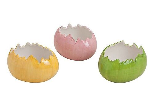 Schale Ei aus Keramik