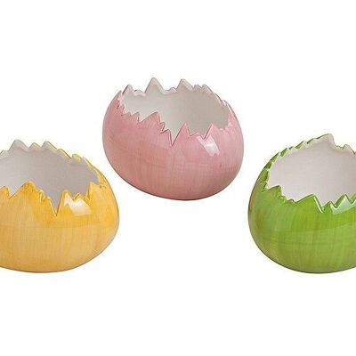 Schale Ei aus Keramik