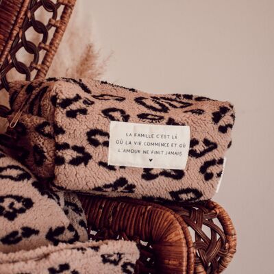 LEOPARD Moumoute Medium Pouch