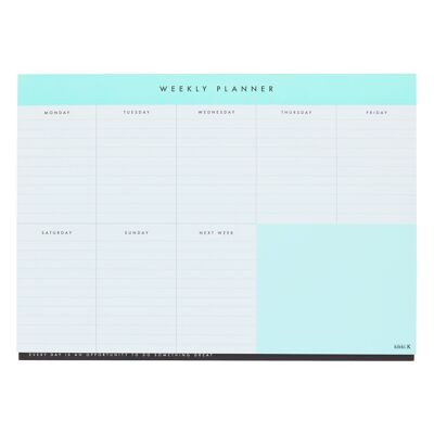 A4 weekly planner pad essentials 1