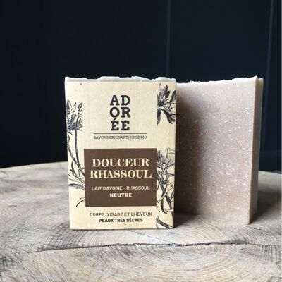 Cold process soap - DOUCEUR RHASSOUL - mention Nature&Progès