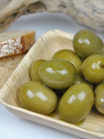 Olives vertes bio - Amfissa - avec noyau de Grèce en saumure 3