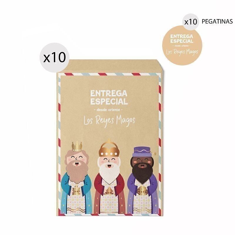 WEIHNACHTEN - 10ER-GESCHENKPACKE 13X16 REYES MAGOS HH304179