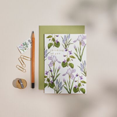 Bountiful Blooms - Thinking of You - Greeting Card