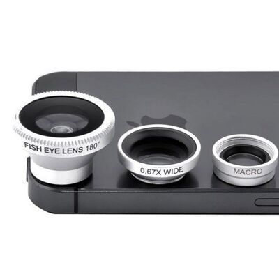 3 in 1 Phone Lens -Objectif Universel 3-en-1 Aimanté pour Smartphone