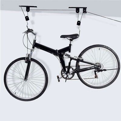 Bike Lift -Support Lève Vélo de Plafond + Fixations et Crochet