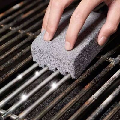 Blockgrill – abrasiver Bims-Reinigungsstein für Grill und Küche