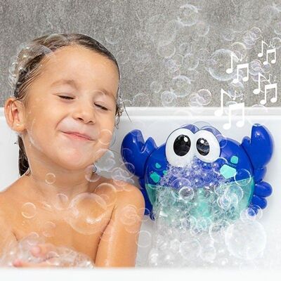 Crabbly - Cangrejo musical con pompas de jabón para el baño