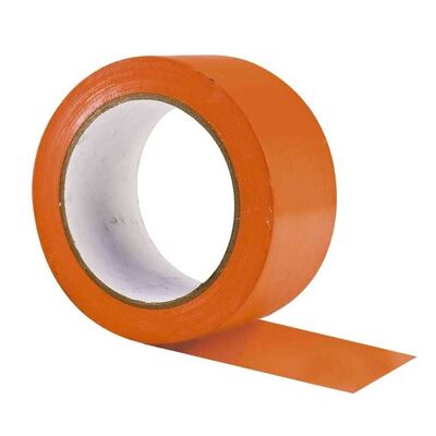 Nastro adesivo multiuso da cantiere, riparazione mascherature - PVC Arancio - 33 m x 50 mm