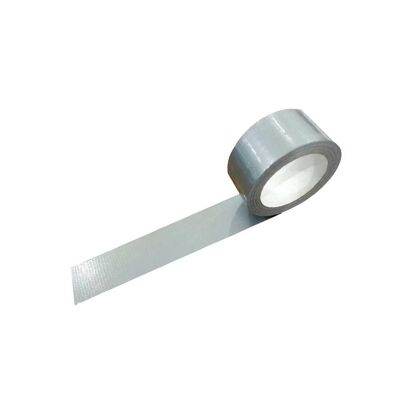 Nastro adesivo americano per riparazione, fissaggio, sigillatura, imballaggio, multiuso extra forte - 50 mm x 25 m - grigio argento