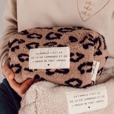 Moumoute LEOPARD toiletry bag