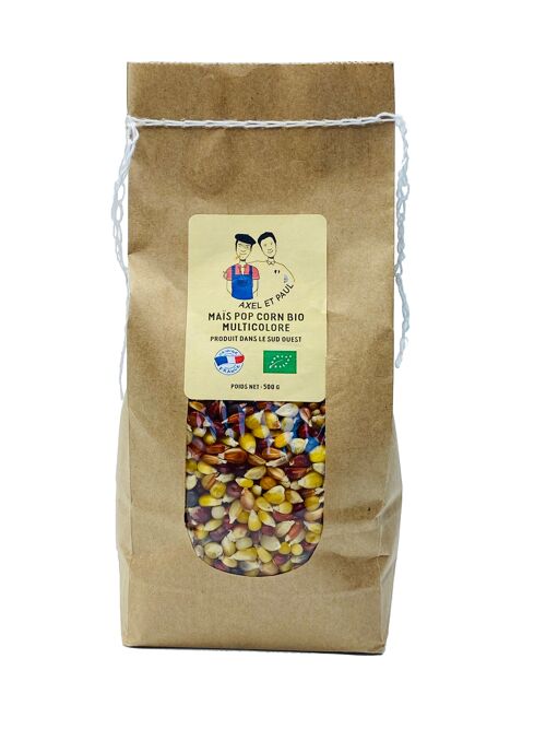 Maïs popcorn multicolore 500g