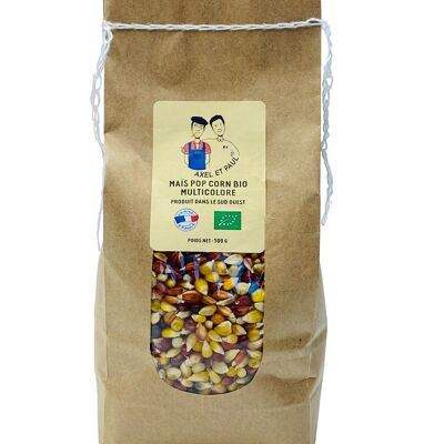 Maïs popcorn multicolore 500g