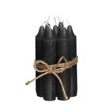 Bougie Conique Noire - Set 7 pcs 1